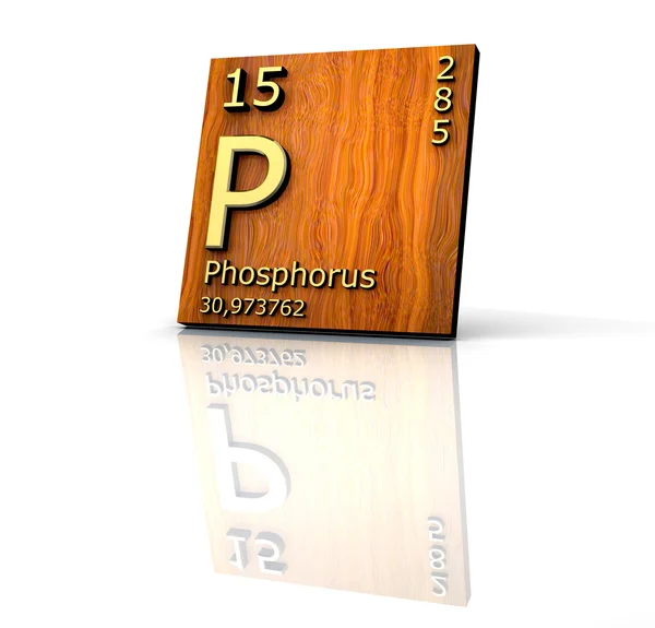 Phosphor-Periodensystem der Elemente — Stockfoto