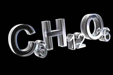 3D kimya formülleri heksoz bardak