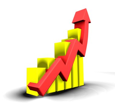 Statistics graphic clipart