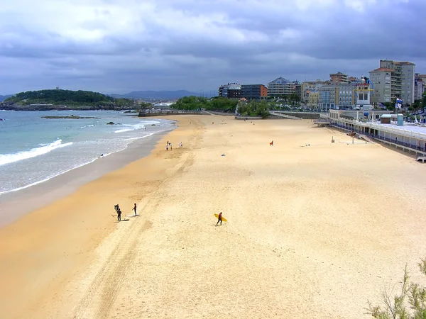 stock image El Sardinero beach