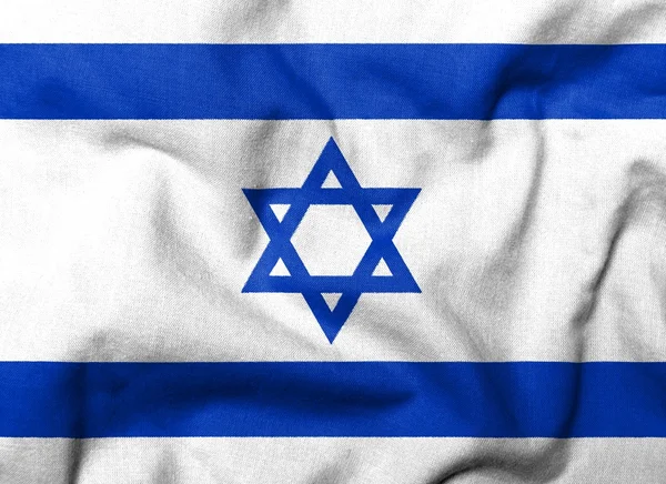 3D flaga Izraela — Zdjęcie stockowe
