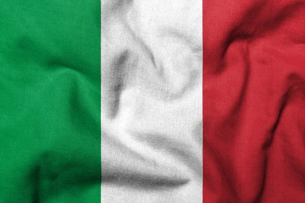 3d Flagge von Italien — Stockfoto