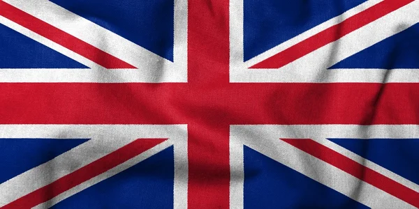 3D Flag of UK — Stock Photo, Image