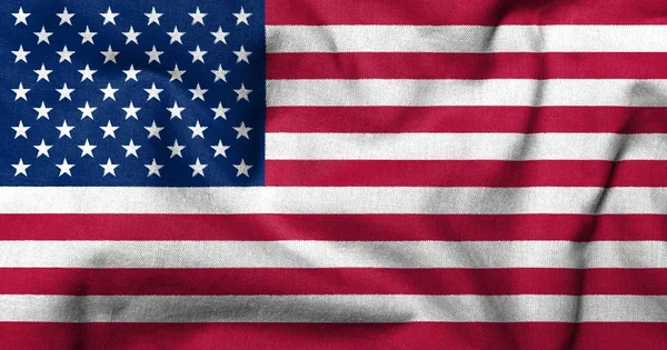 Флаг США в 3D — стоковое фото
