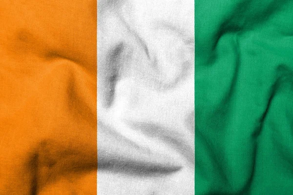 3d Flagge von Cote d 'Ivoire — Stockfoto