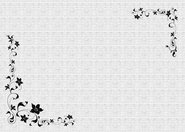 Invitation background with flowers — Stock Photo, Image