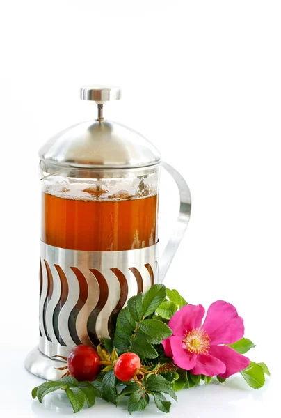 Šípkový čaj — Stock fotografie