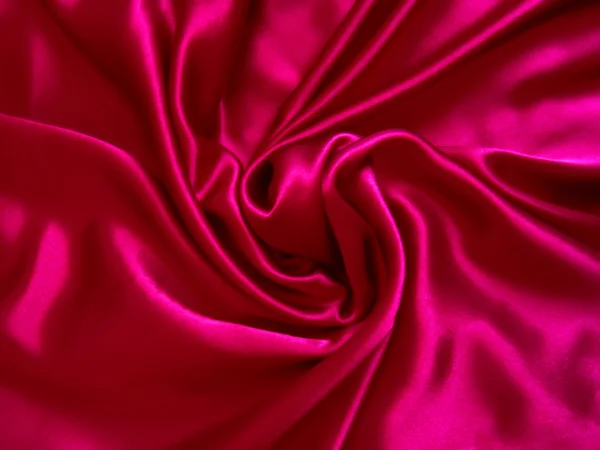Sensuous Smooth red Satin — Stock Photo, Image
