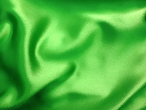 官能的な滑らかな緑のサテン — ストック写真