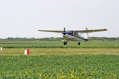 Agricultural aviation clipart