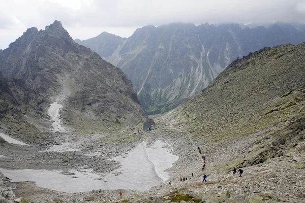 スロバキアでの登山家 — ストック写真