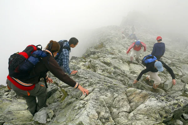 Montañeros en Eslovaquia —  Fotos de Stock