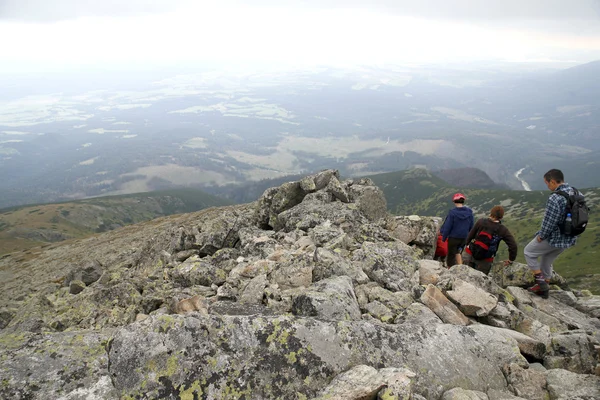 Bergsteiger in der Slowakei — Stockfoto