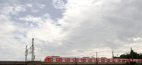 Rode trein — Stockfoto