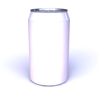 Blank soda can