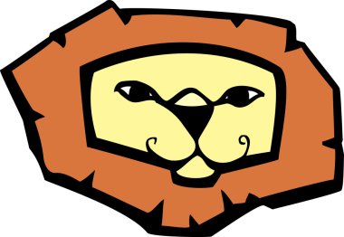 Lion Head clipart