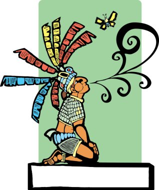 Mayan Storyteller clipart