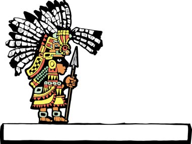 Teotihuacan Warrior clipart