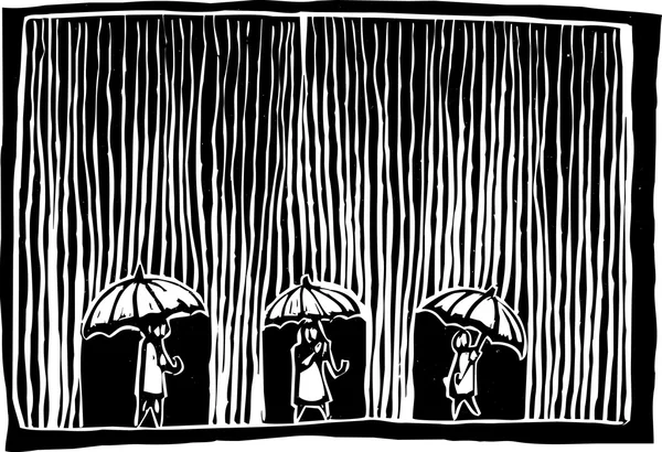 雨の日 — ストックベクタ