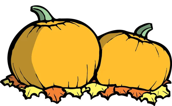 Pumpkins — Stock Vector