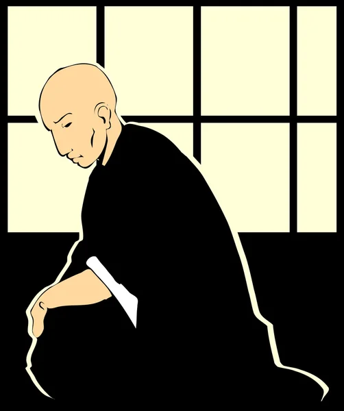 Sacerdote Shinto — Archivo Imágenes Vectoriales