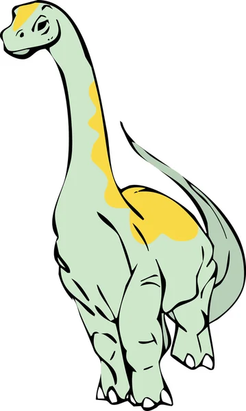 Brontosauro — Vettoriale Stock