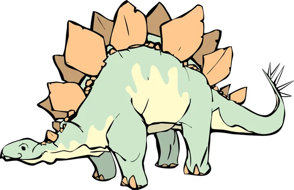 Stegosaurus — Stockový vektor