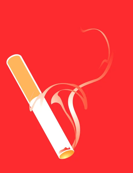 Fumar cigarrillos — Vector de stock