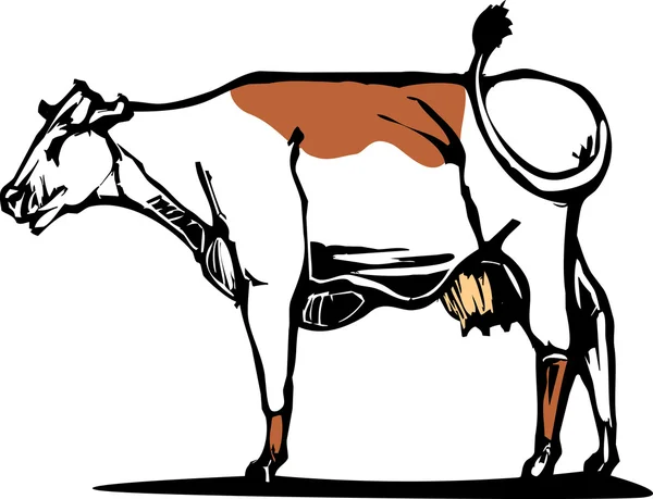 Vaca # 1 — Vector de stock