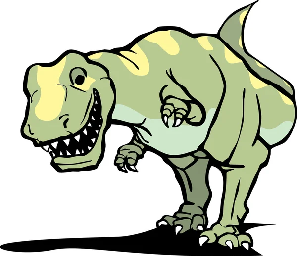 Mutlu tyrannosaurus rex — Stok Vektör