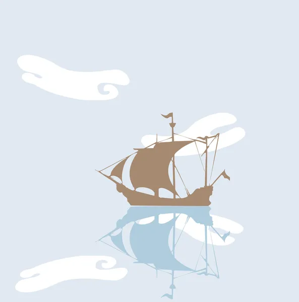 Pirate tranquille — Image vectorielle