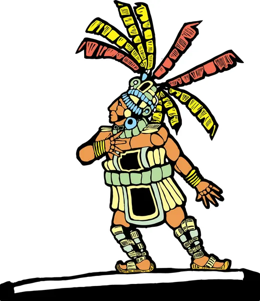 Mayan Ballplayer # 1 — Vector de stock
