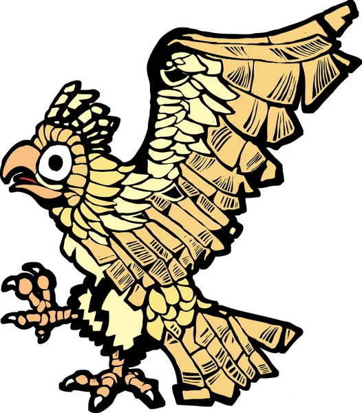 Águila azteca — Vector de stock