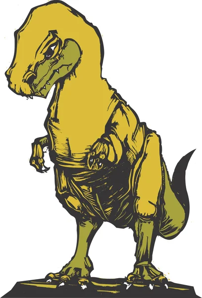 Tyrannosaurus rex — Vector de stock