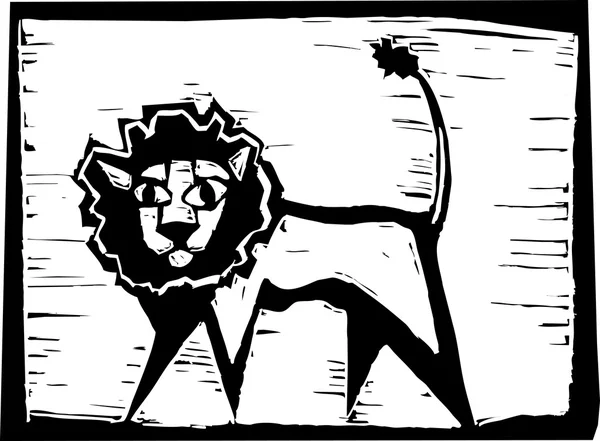 Afrikaanse leeuw — Stockvector