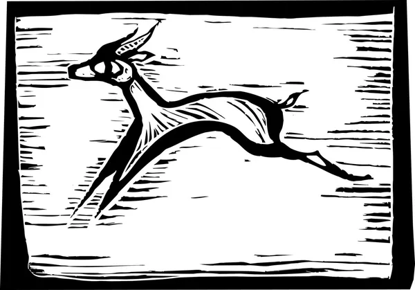 Gacela africana — Vector de stock