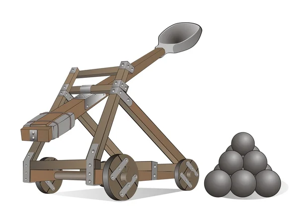Catapulte — Image vectorielle