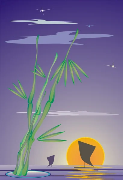 Bambou 2 — Image vectorielle
