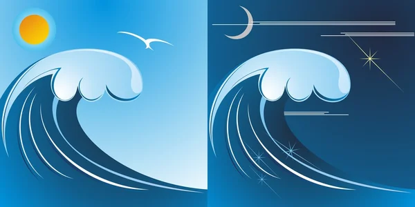 Tsunami — Image vectorielle