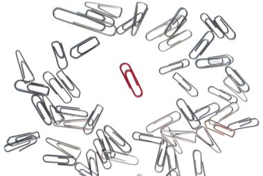 Paper clips clipart