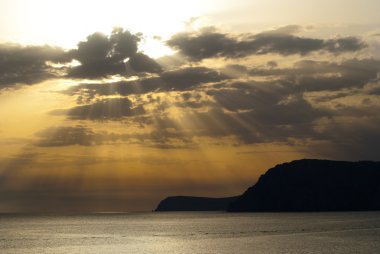 sunser ve deniz