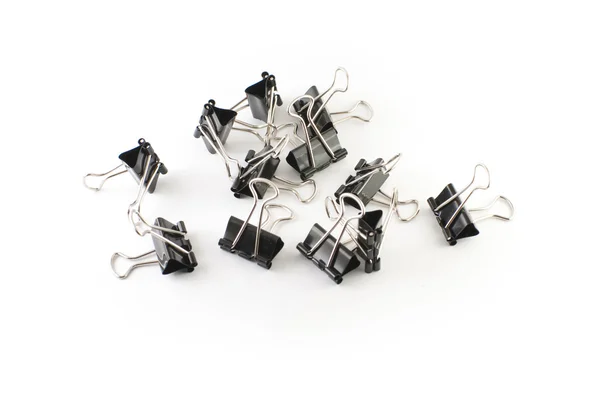 stock image Many binder clips