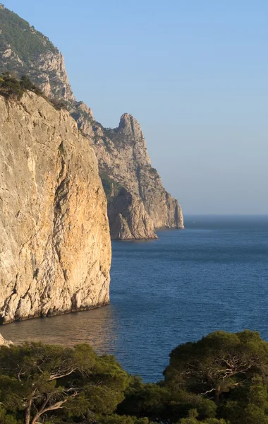 stock image Mountains in the sea