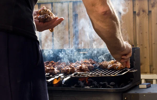 Cooking BBQ — Stock Photo, Image