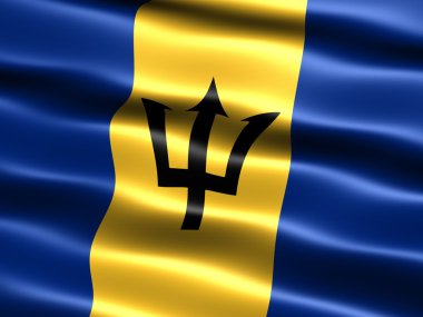 Flag of Barbados clipart