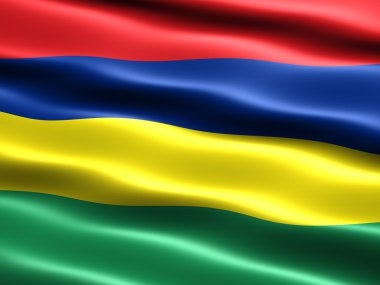 Flag of Mauritius clipart