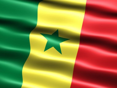 Flag of Senegal clipart