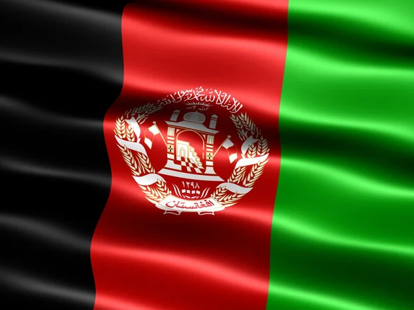 Afganistan bayrağı — Stok fotoğraf