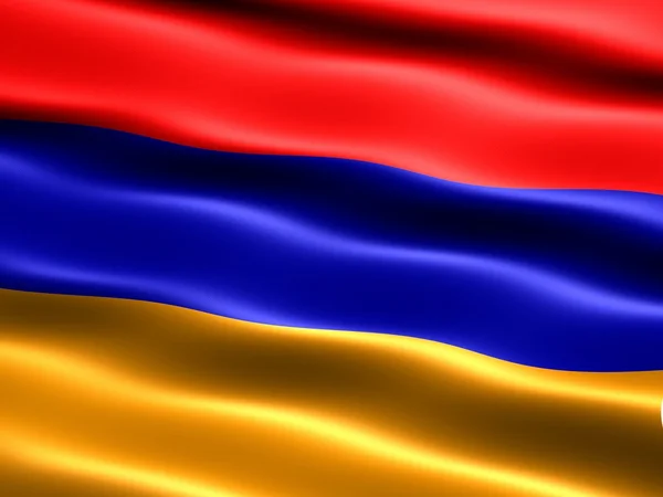 Bandera Republiki Armenii — Zdjęcie stockowe