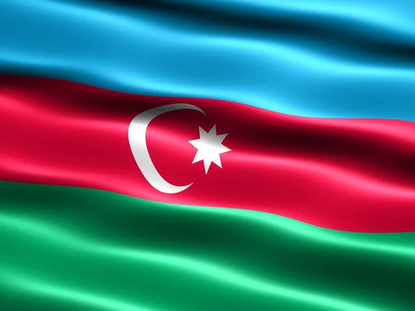 stock image Flag of the Republic of Azerbaijan